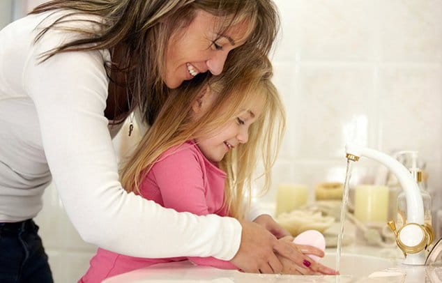 Enseignement de lavage des mains
