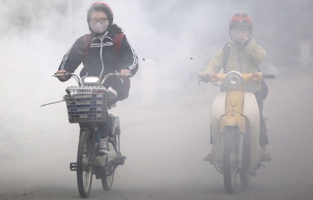 Polution de l'air- alarme de smog
